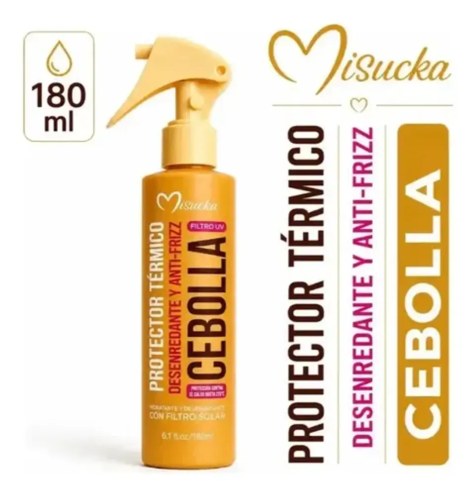 Protector Termico Desenredante Anti Frizz De Cebolla Misucka 2
