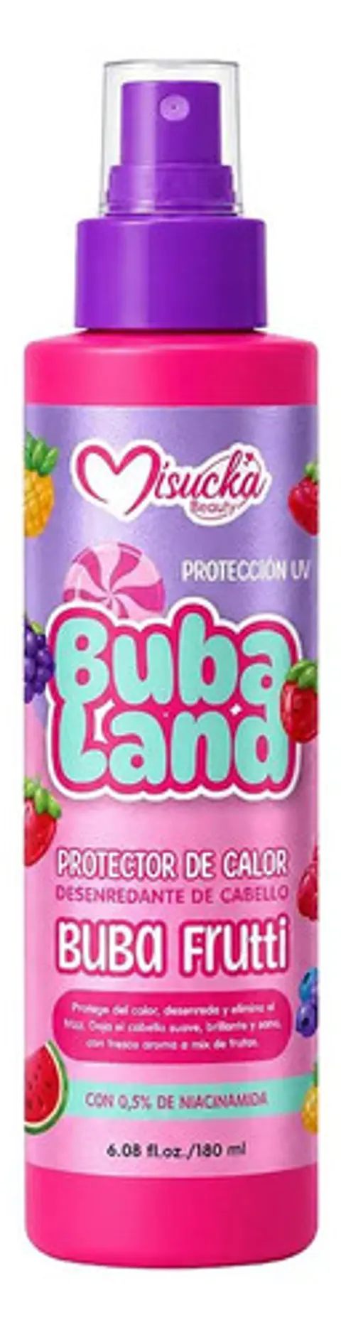 Protector De Calor Y Desenredante Buba Land Buba Frutti 180m
