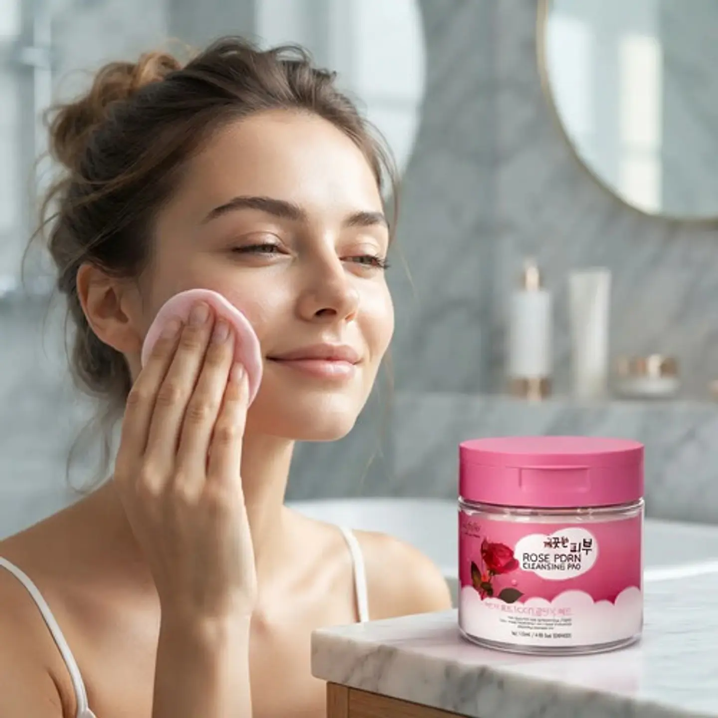 Esfolio Rose Pdrn Cleansing Pad 60 Unidades 130ml 2