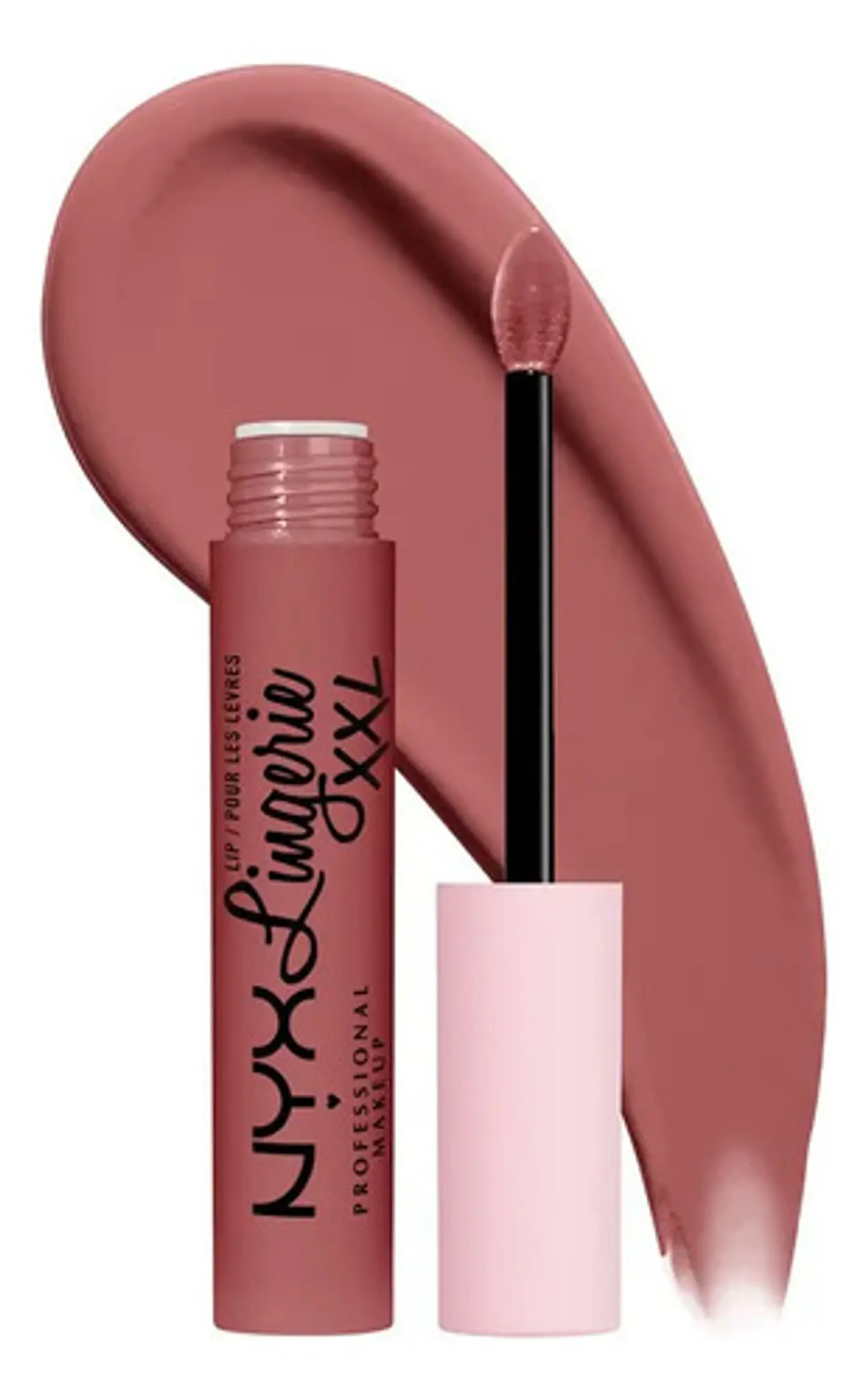 Labial NYX Professional Makeup Lip Lingerie XXL Lingerie XXL mate 4
