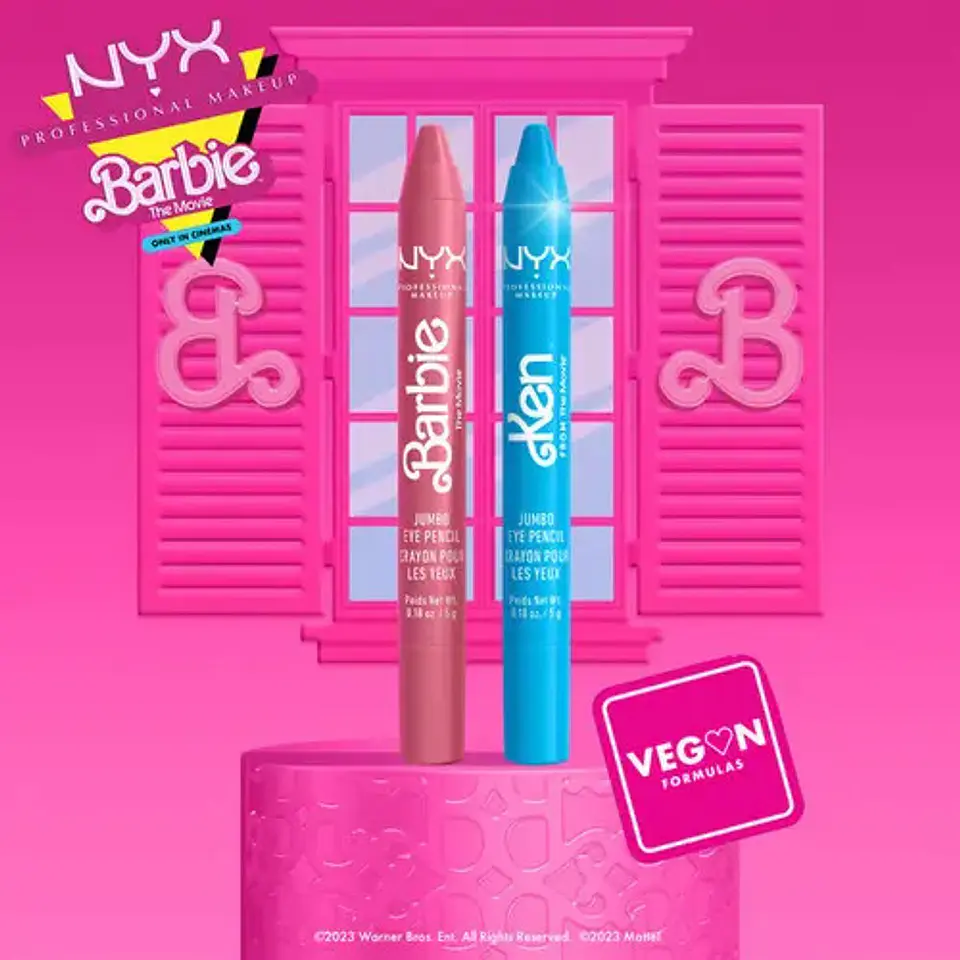 Lápiz delineador de ojos NYX Professional Makeup BARBIE THE MOVIE Kit 2 Jumbo Eye Pencil Barbie The Movie 6