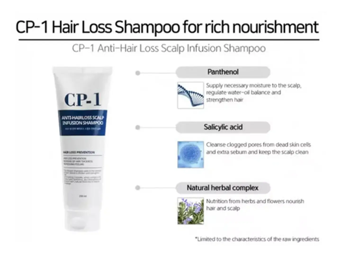 Cp-1 Anti-hairloss Scalp Infusion Shampoo 250 Ml 3