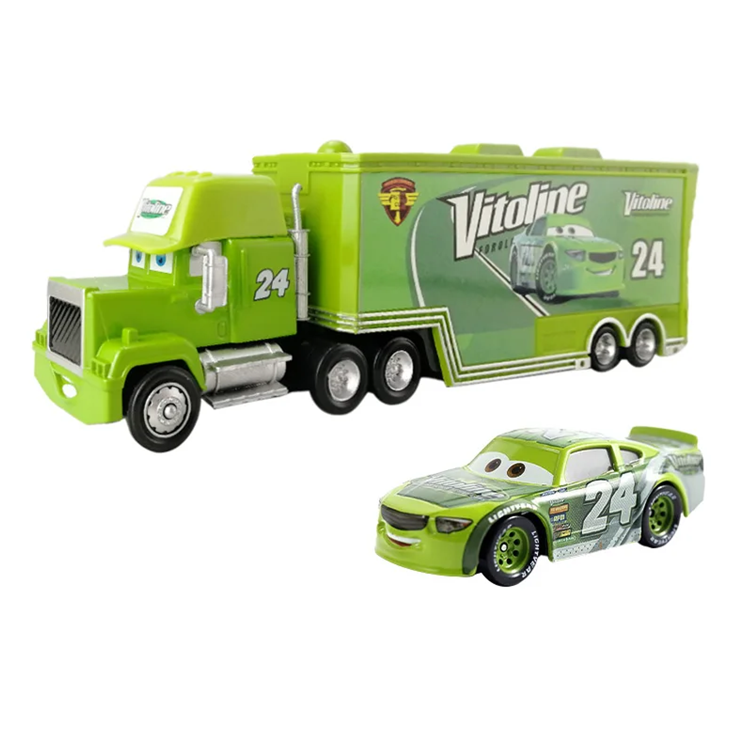 Personajes de Película Cars con Camion de Transporte (Encargo) - Corredores, competidores 12