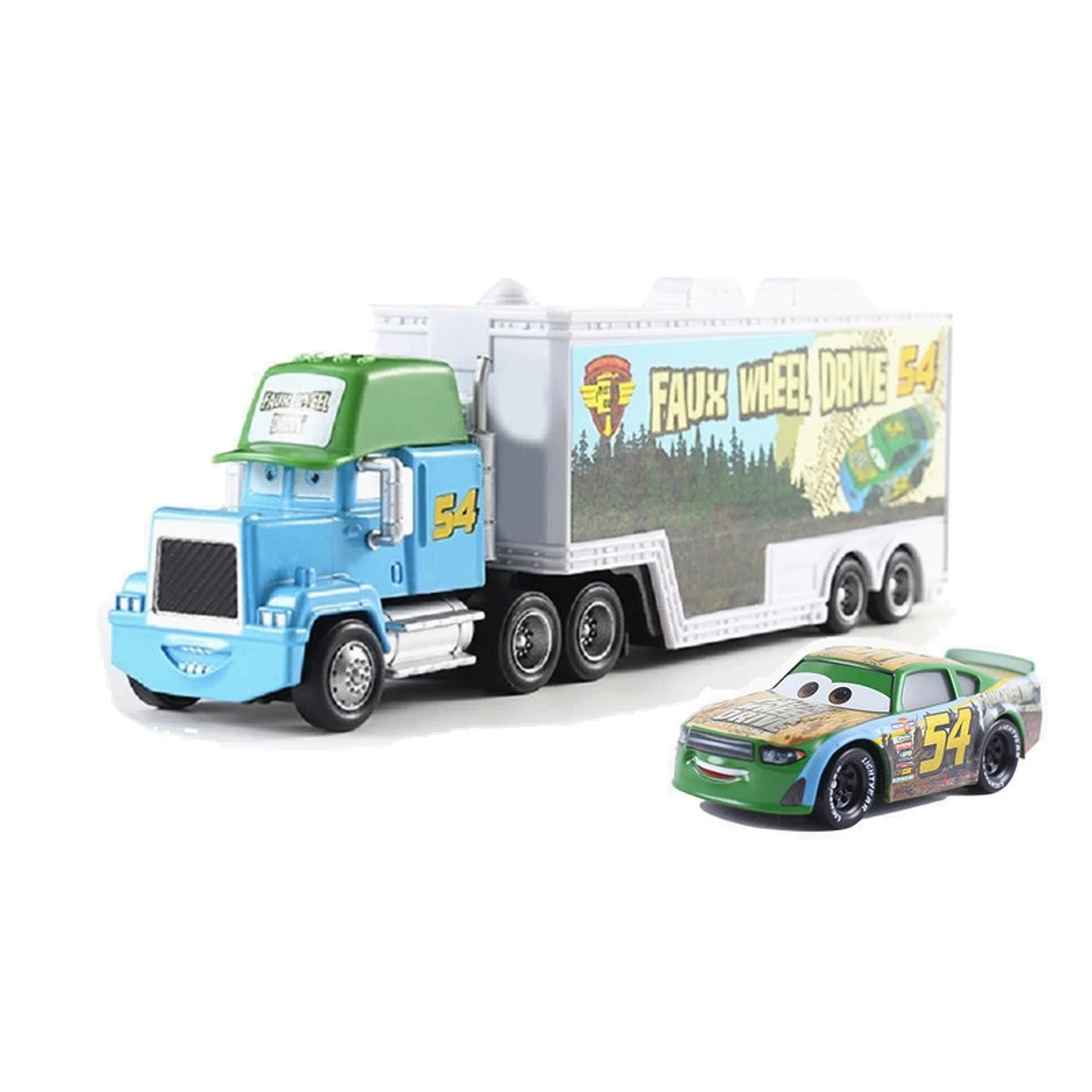 Personajes de Película Cars con Camion de Transporte (Encargo) - Corredores, competidores 15