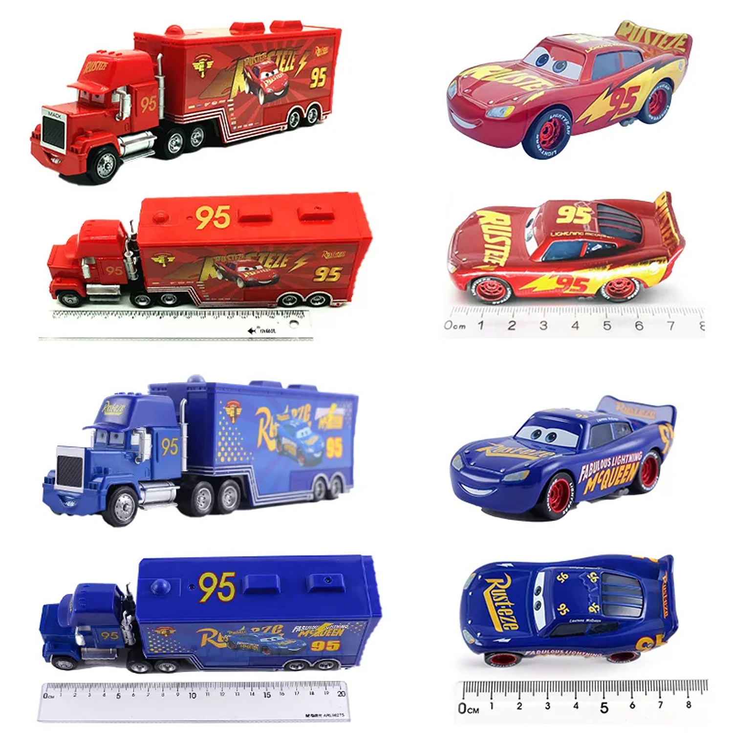 Personajes de Película Cars con Camion de Transporte (Encargo) - Corredores, competidores 19