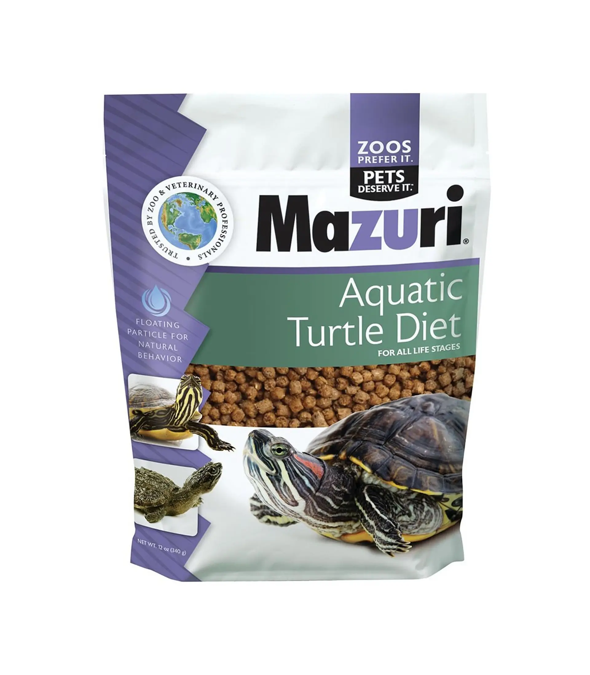 Mazuri tortugas semi acuaticas 340 gramos 1
