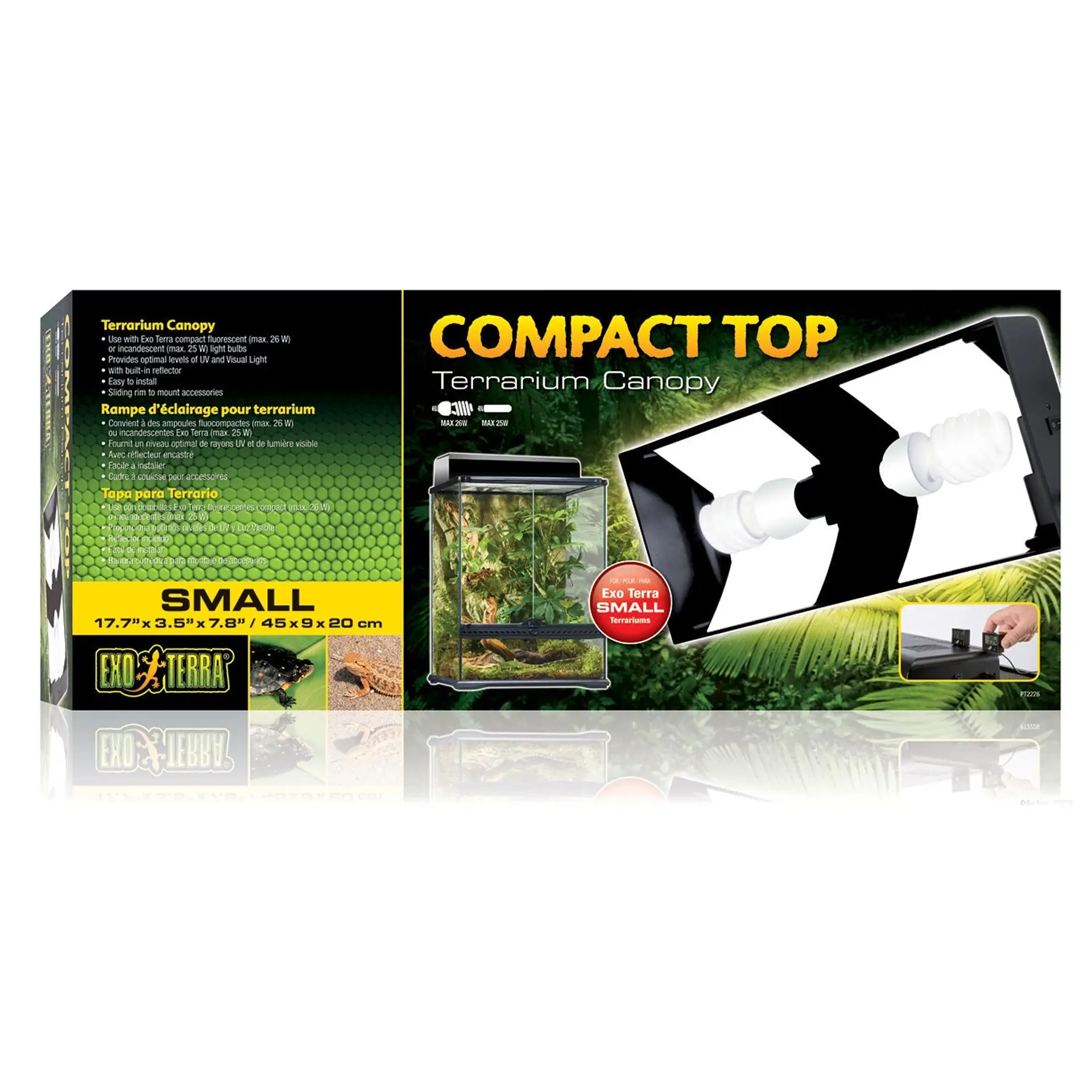 Tapa lampara doble Exo Terra  1