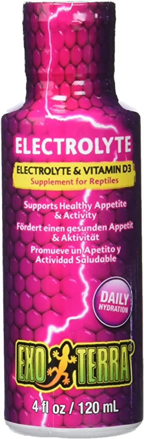 SUPLEMENTO ELECTROLITOS Y VITAMINA D3 PARA REPTILES