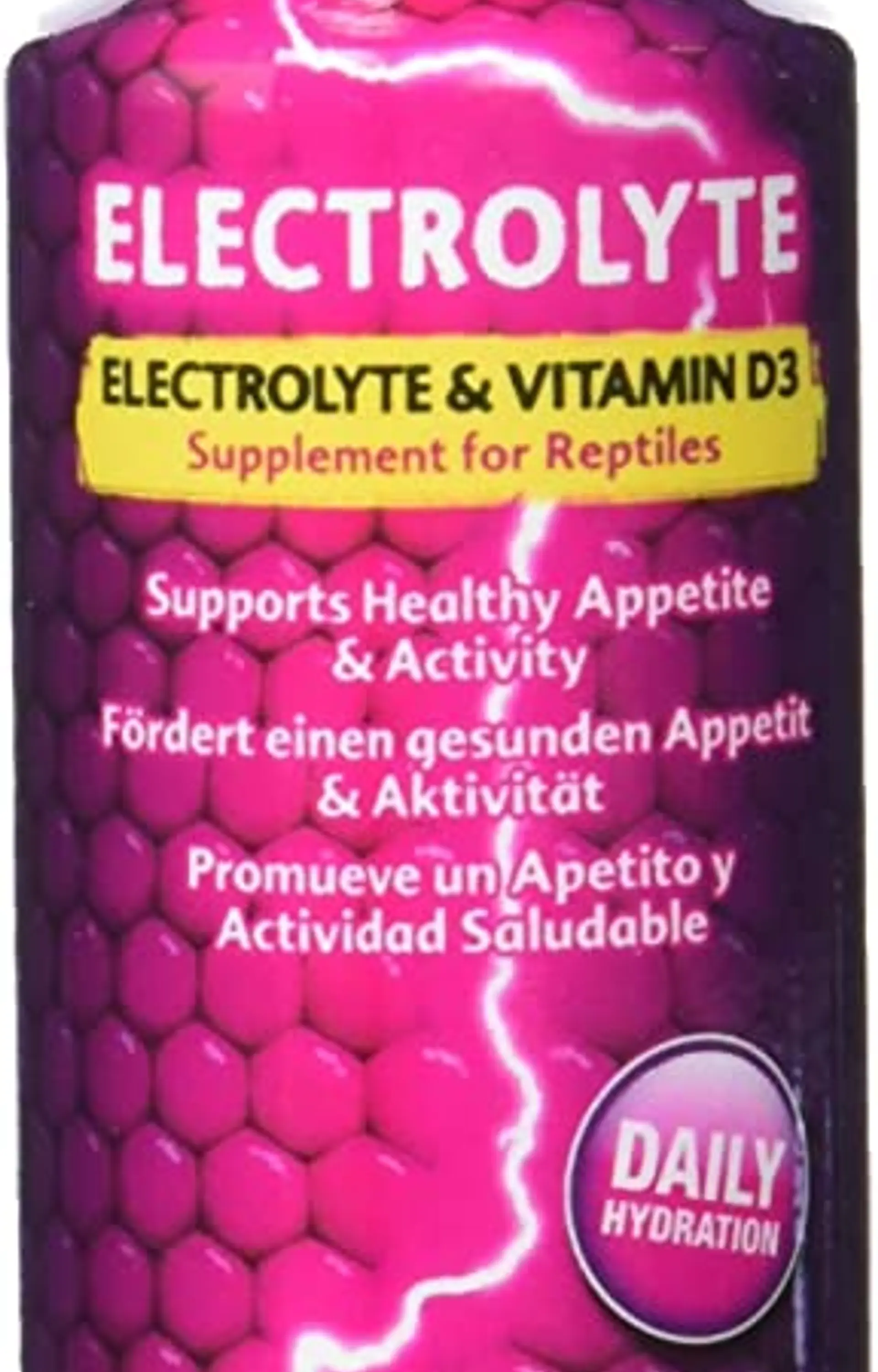 SUPLEMENTO ELECTROLITOS Y VITAMINA D3 PARA REPTILES 1