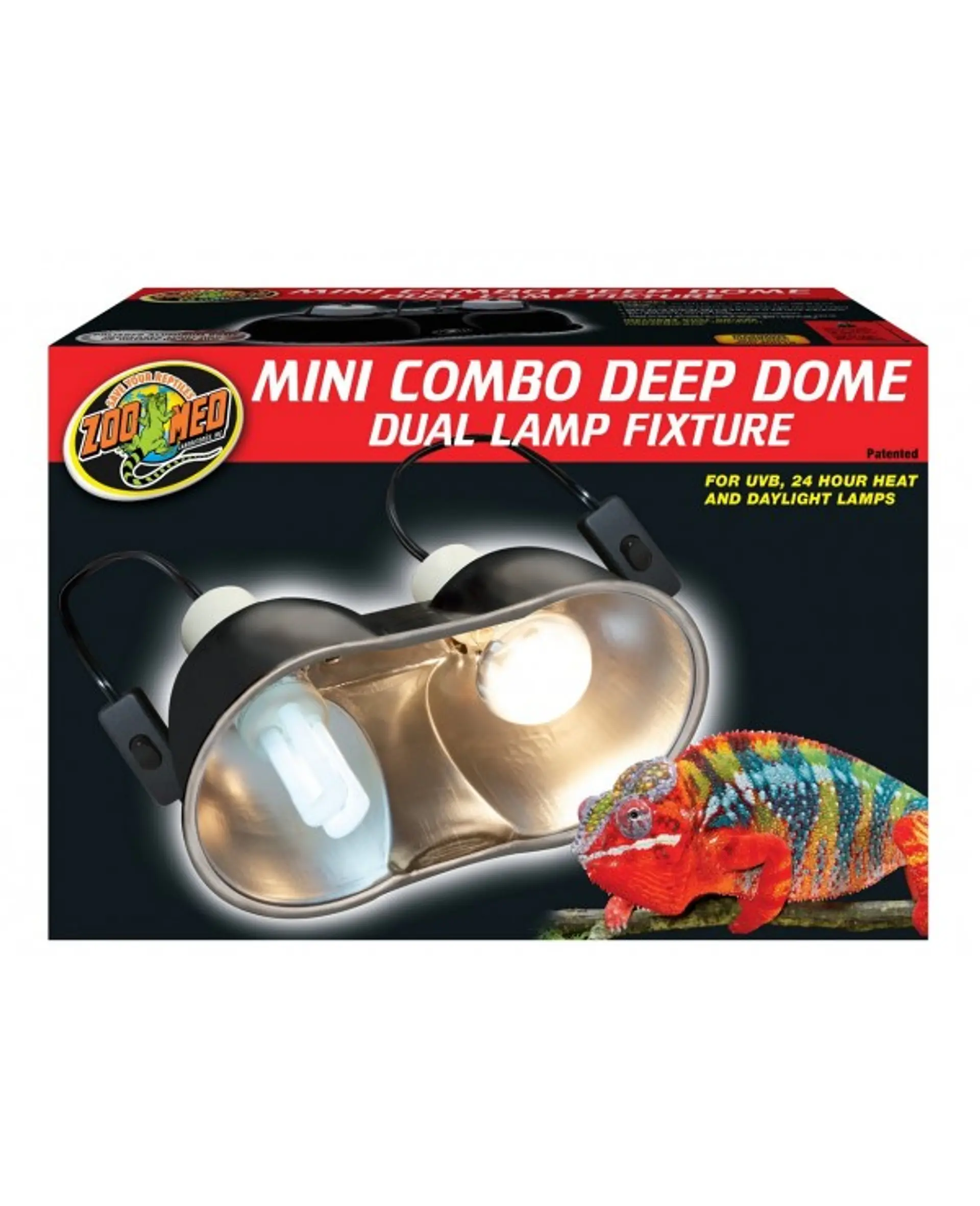 Lampara doble Zoo Med Mini 1