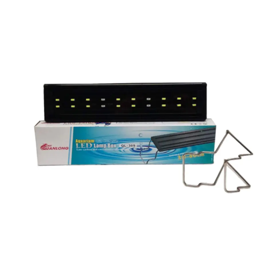 Lampara Led acuario Quanlong Blanca QL-S 2