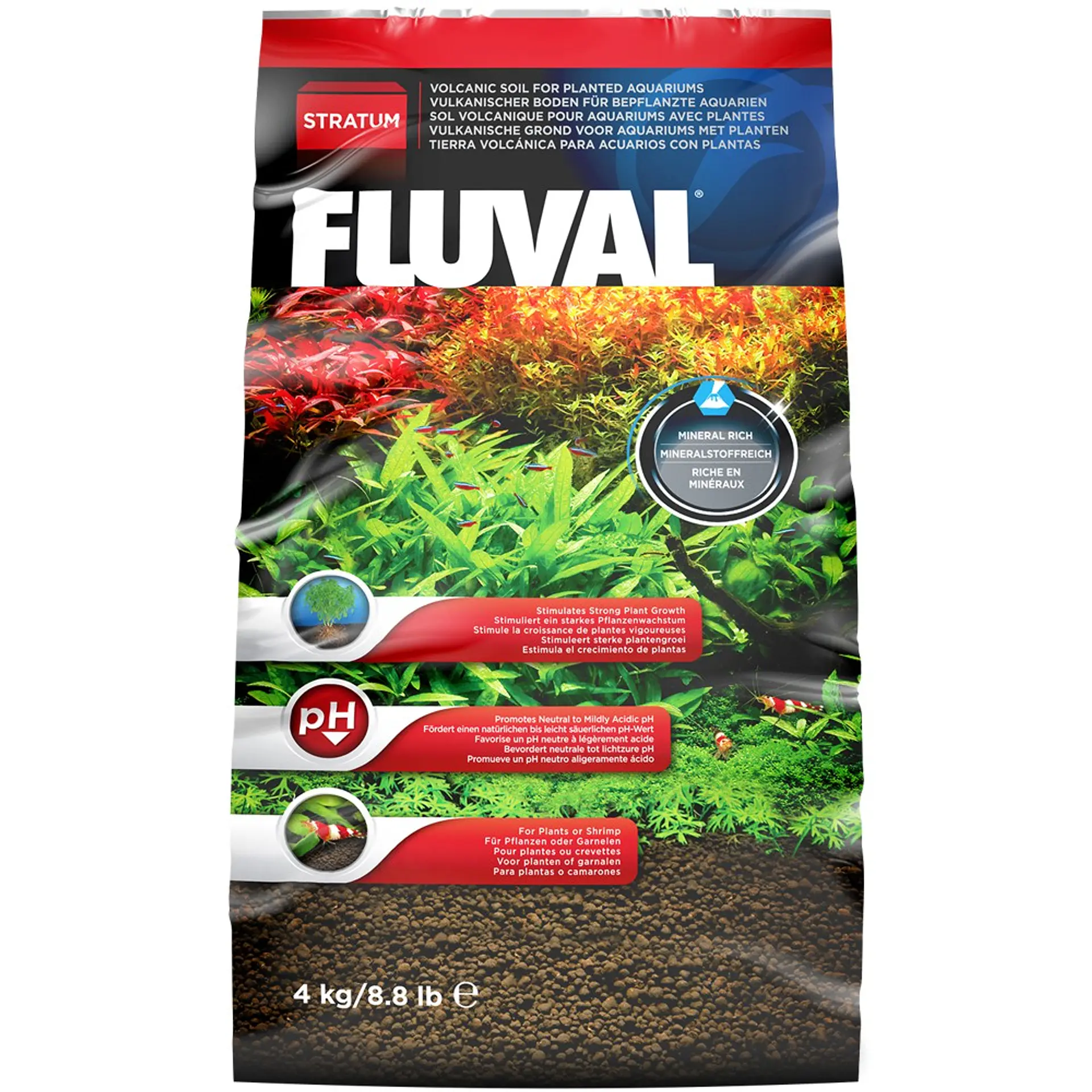 Sustrato camarones y plantas Fluval 1