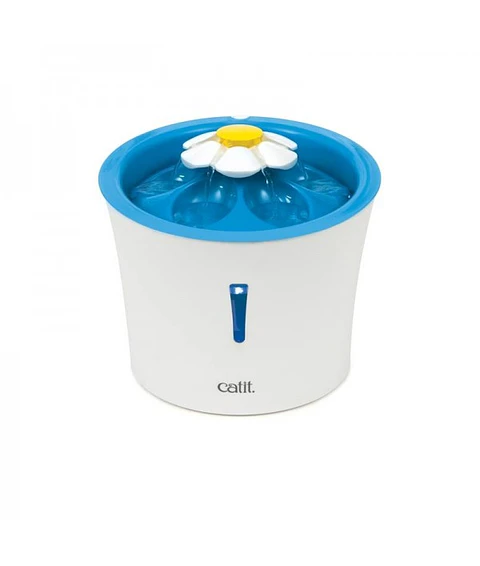 Fuente de agua bebedero Catit 2.0 Flor con Led