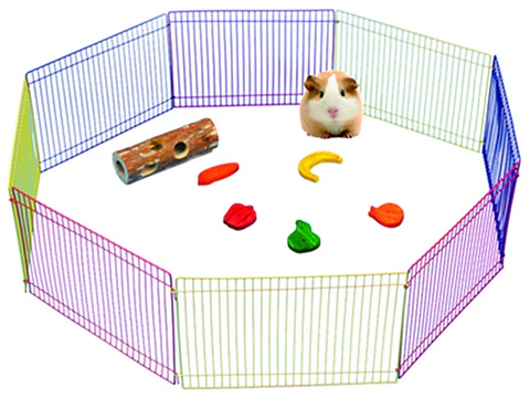 Corral para pequeñas mascotas 8 paneles