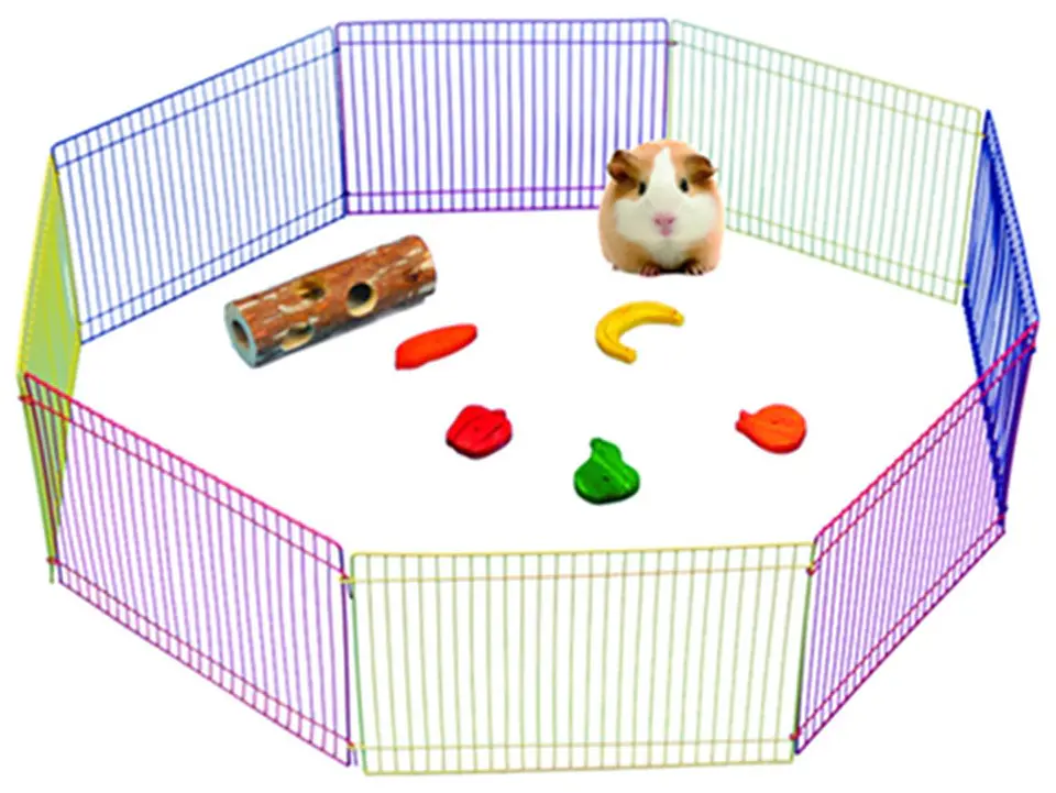 Corral para pequeñas mascotas 8 paneles 1