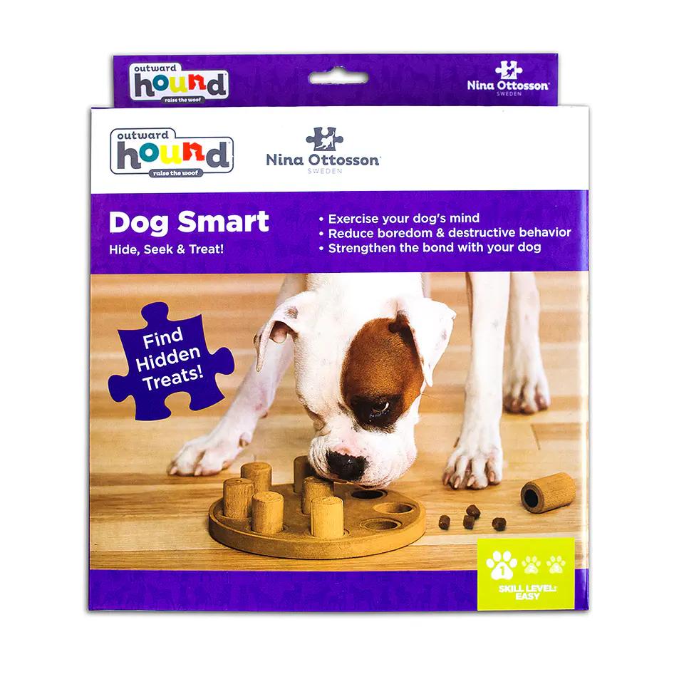 Nina Ottosson Puzzle Smart Composite Juguete Perro Nivel 1 2