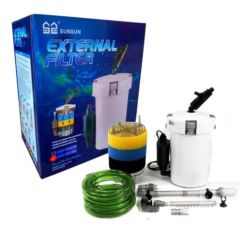 Filtro Canister Hw-603b 400 L/h Para Acuarios 220v