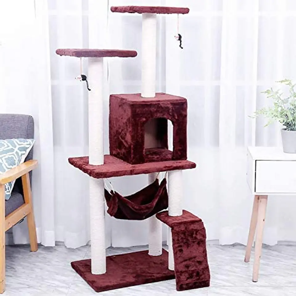 Rascador Gatos De Torre 50 cm x 40 cm x 125 cm 2