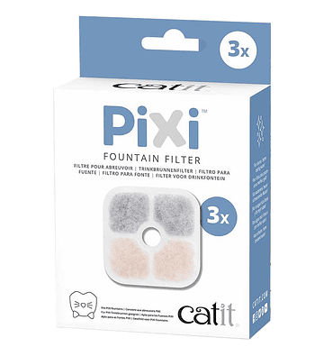 Repuestos Filtros Catit pixi 3 unidades