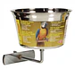 Comedero grande acero inoxidable Loros - Miniatura 1