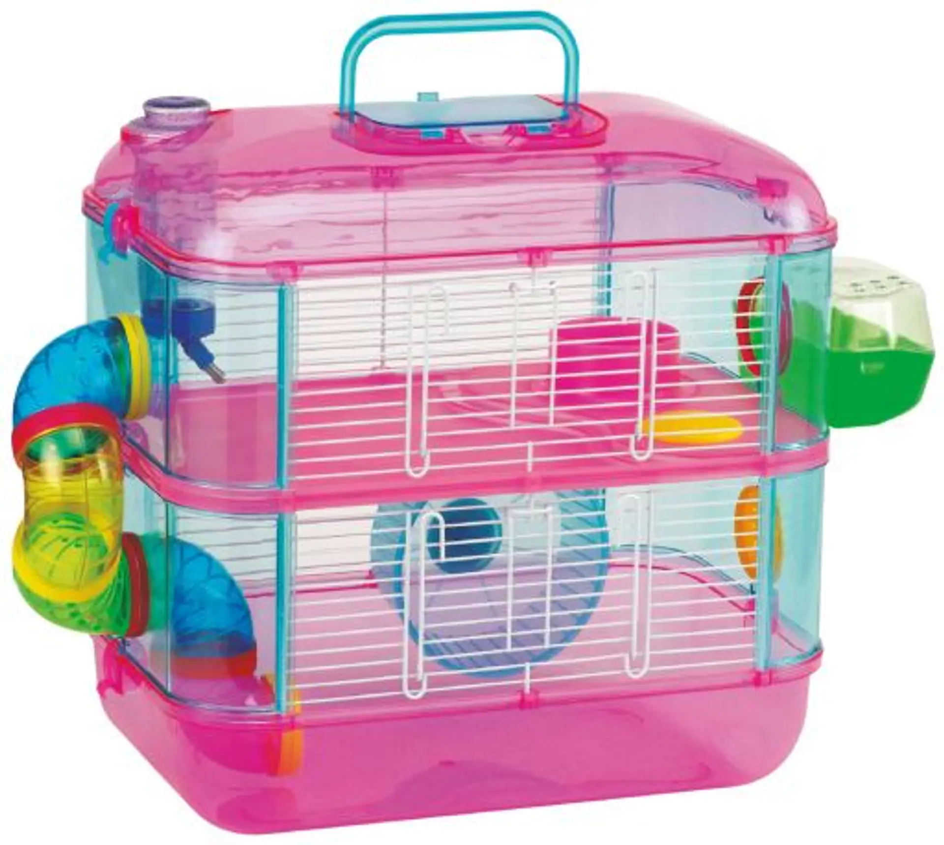 Jaulas Acrilico hamster 2 pisos 1