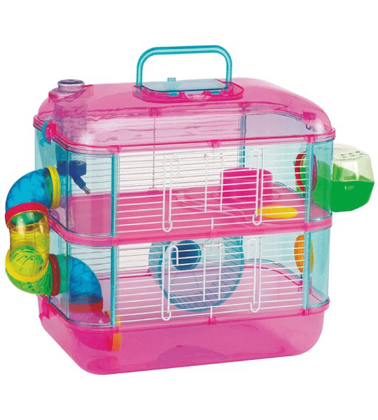 Jaulas Acrilico hamster 3 pisos