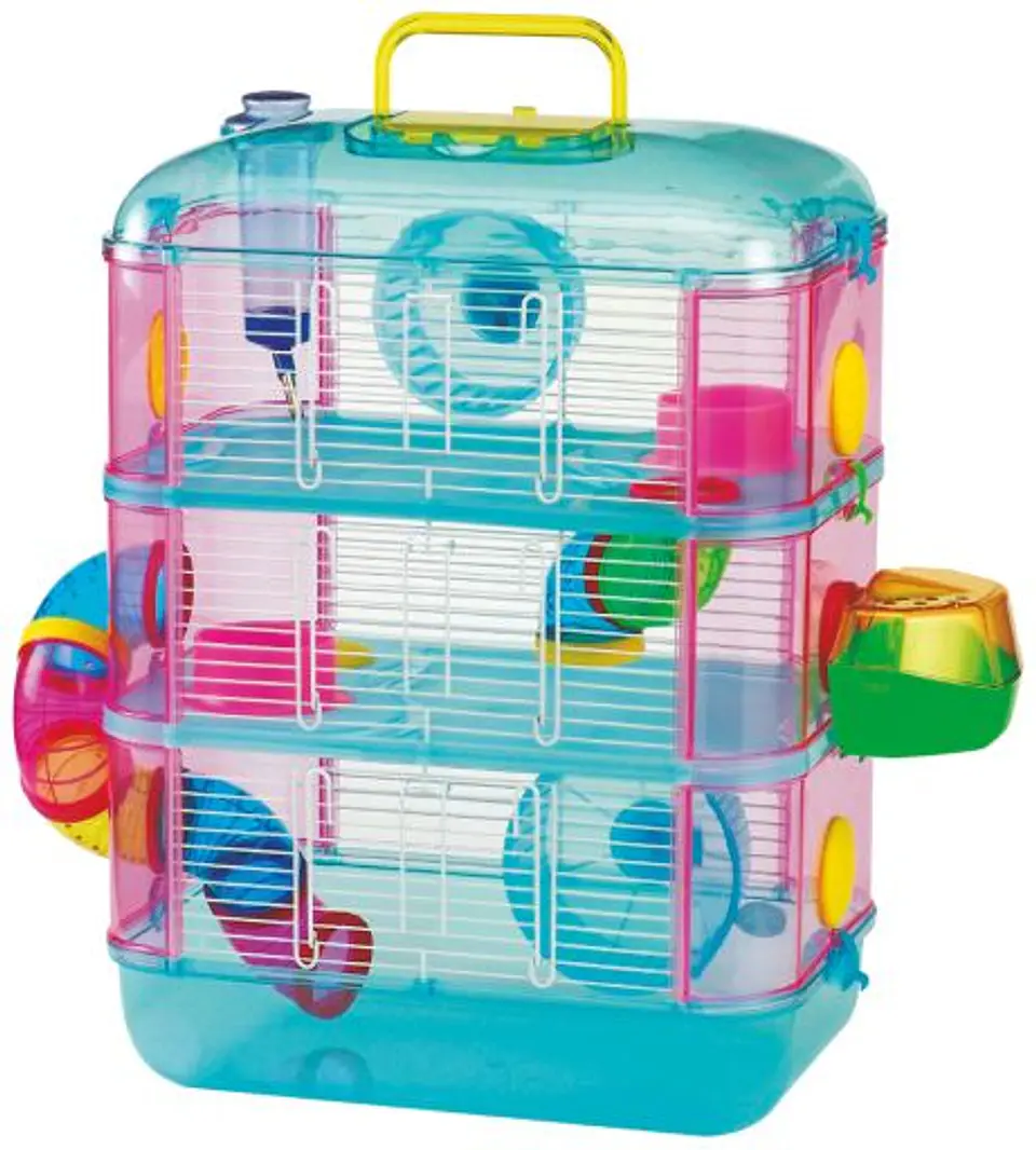 Jaulas Acrilico hamster 3 pisos 1