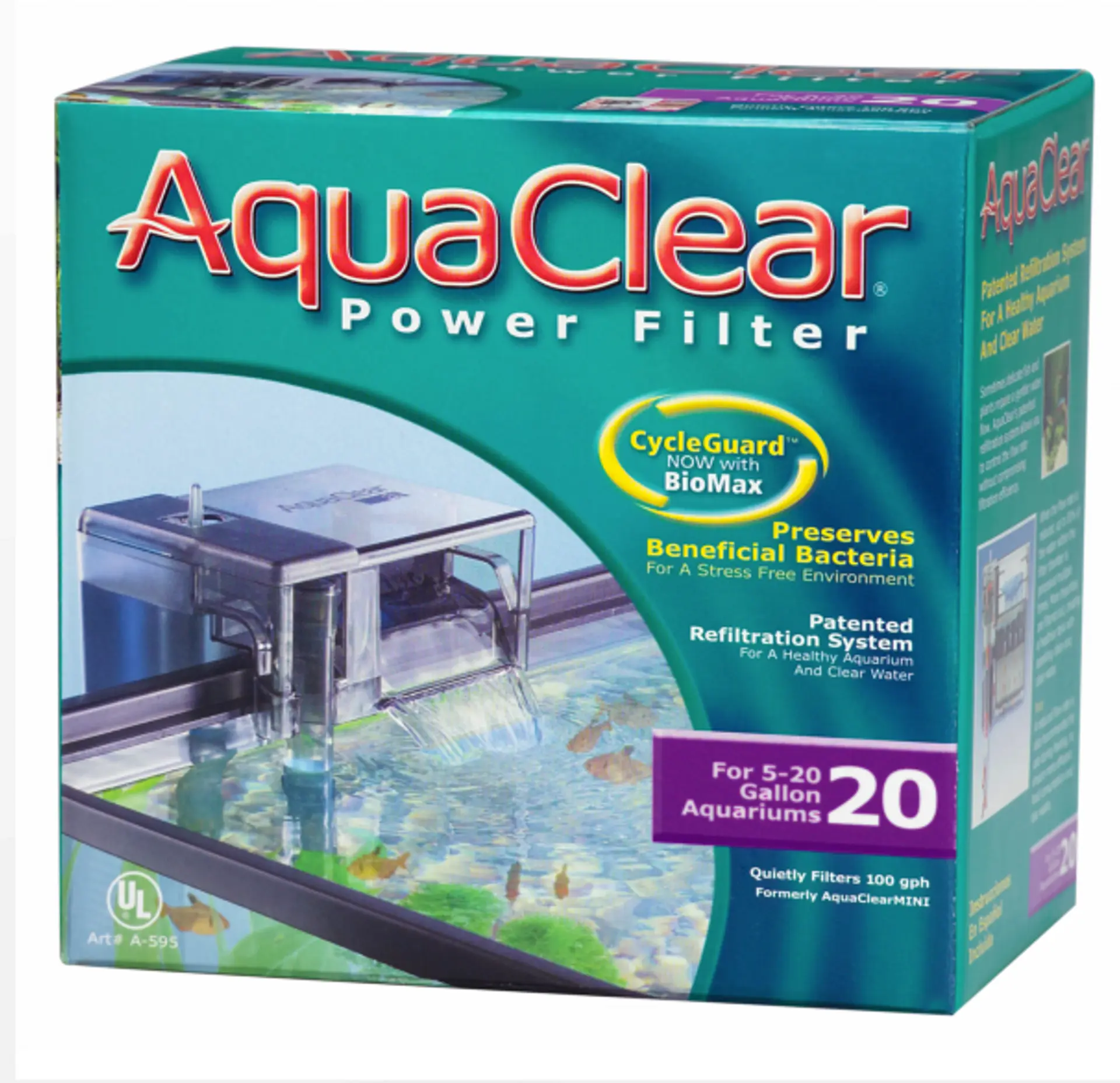 Filtro mochila Aquaclear 20 1