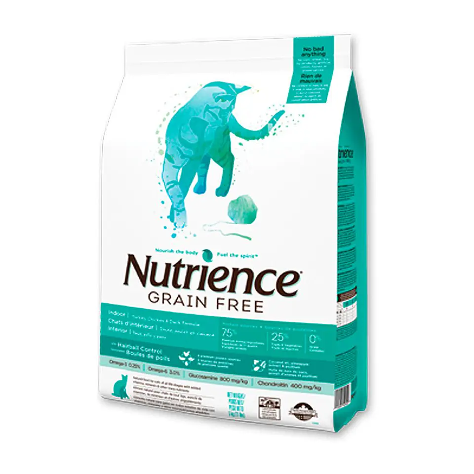 Alimento Gatos Nutrience Grain Free indoor Formula pavo pollo y pato 1