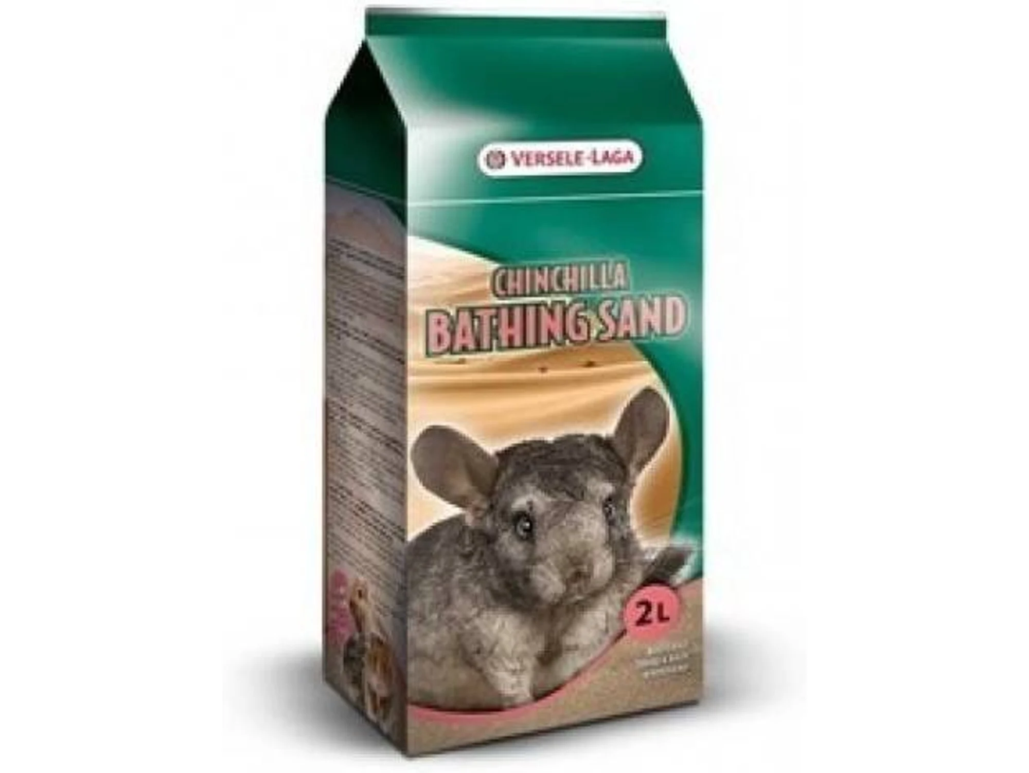 Arena de baño volcánica para chinchilla