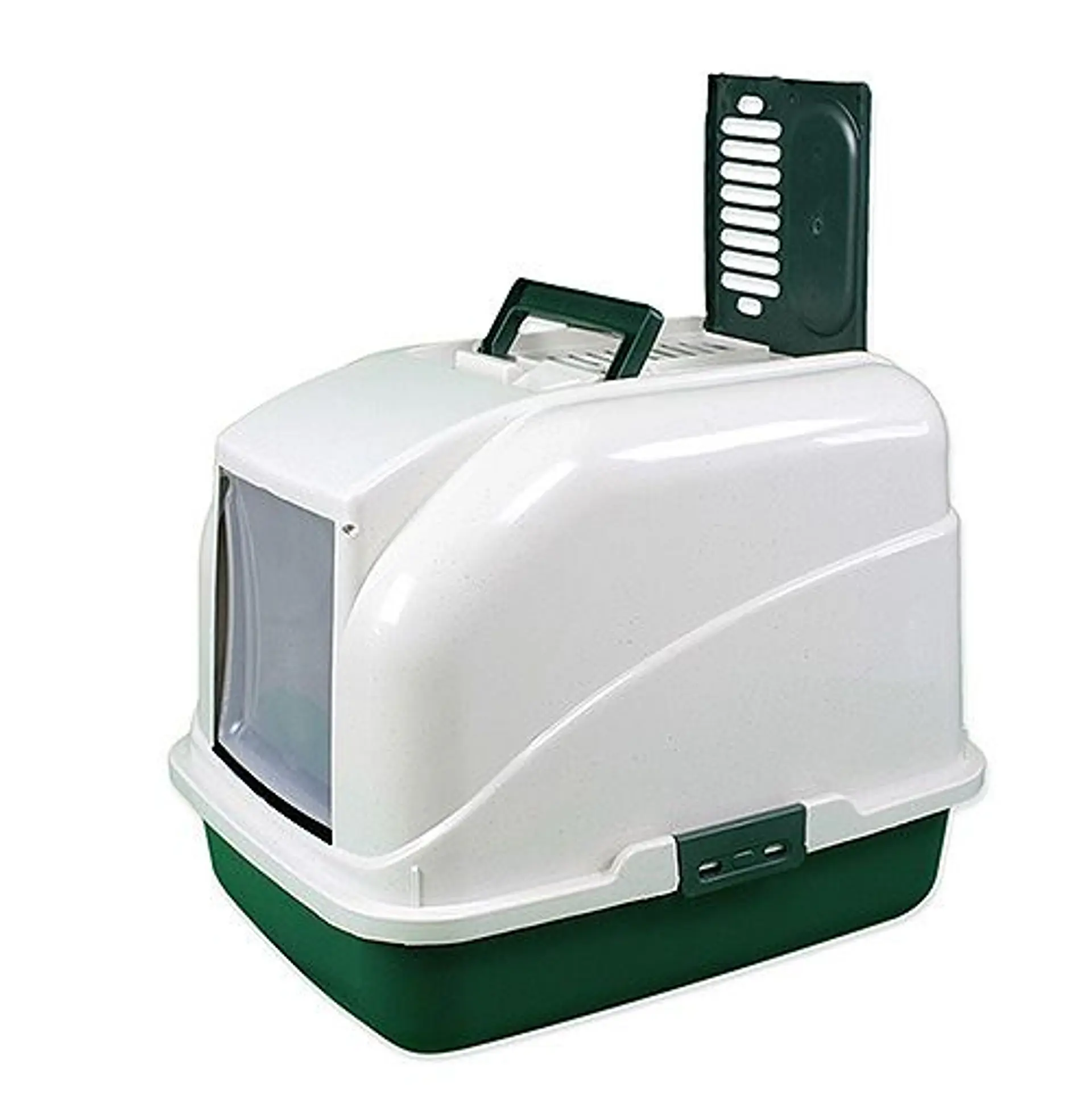 Baño Gato Arenero Cerrado con Carbón activo Catl01 11