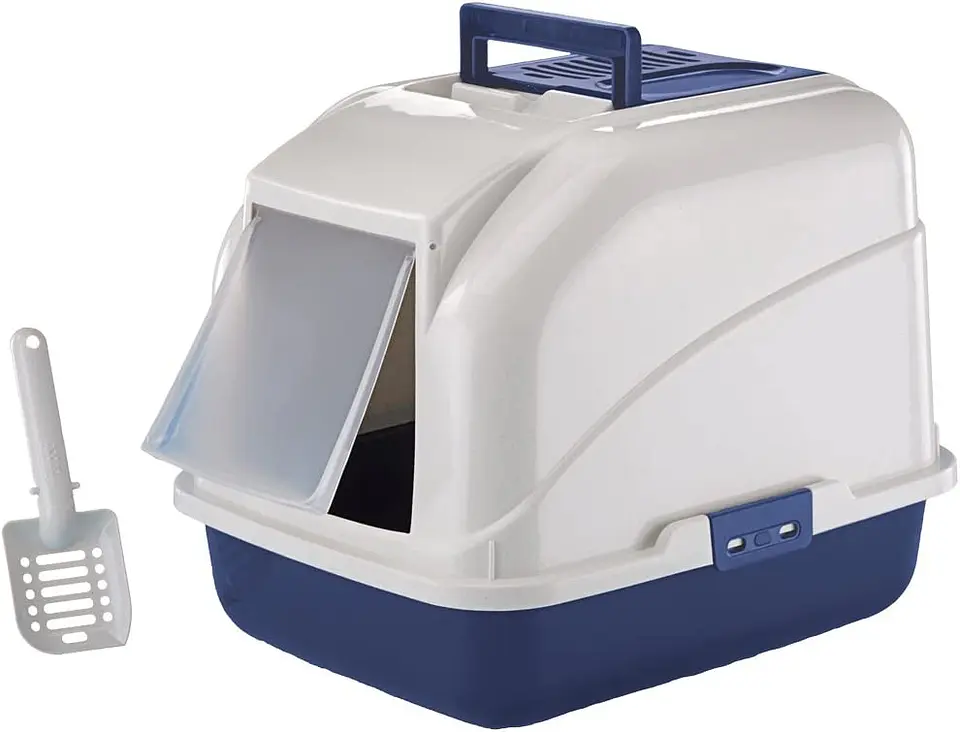 Baño Gato Arenero Cerrado con Carbón activo Catl01 12