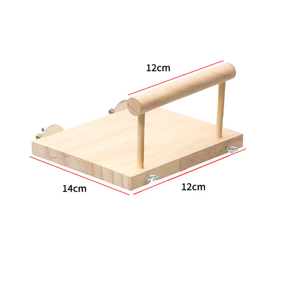 Repisa con Columpio para aves 3