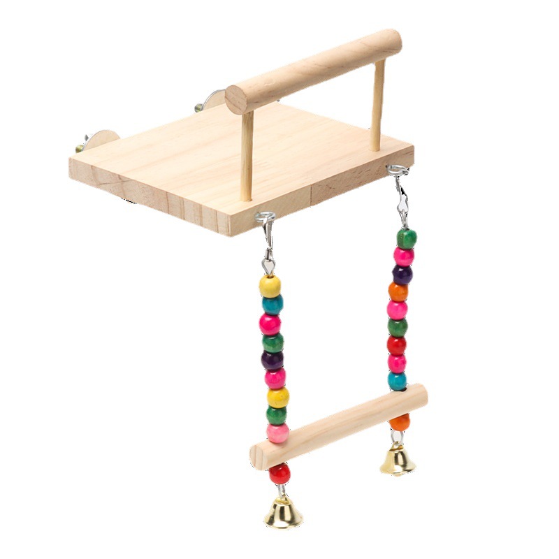 Repisa con Columpio para aves