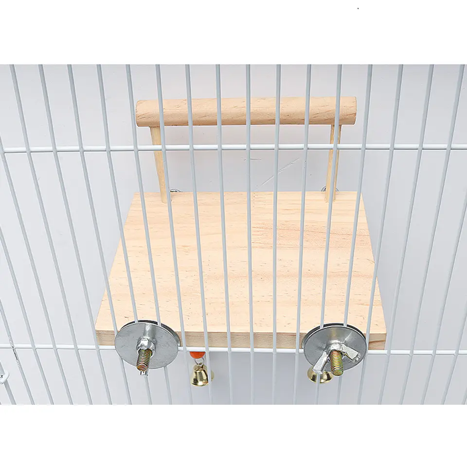Repisa con Columpio para aves 5