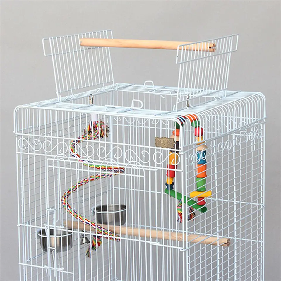Jaula para aves con ruedas  2