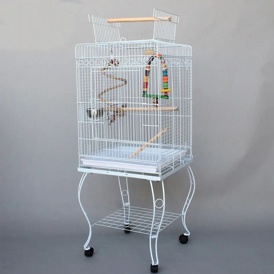 Jaula para aves con ruedas  4