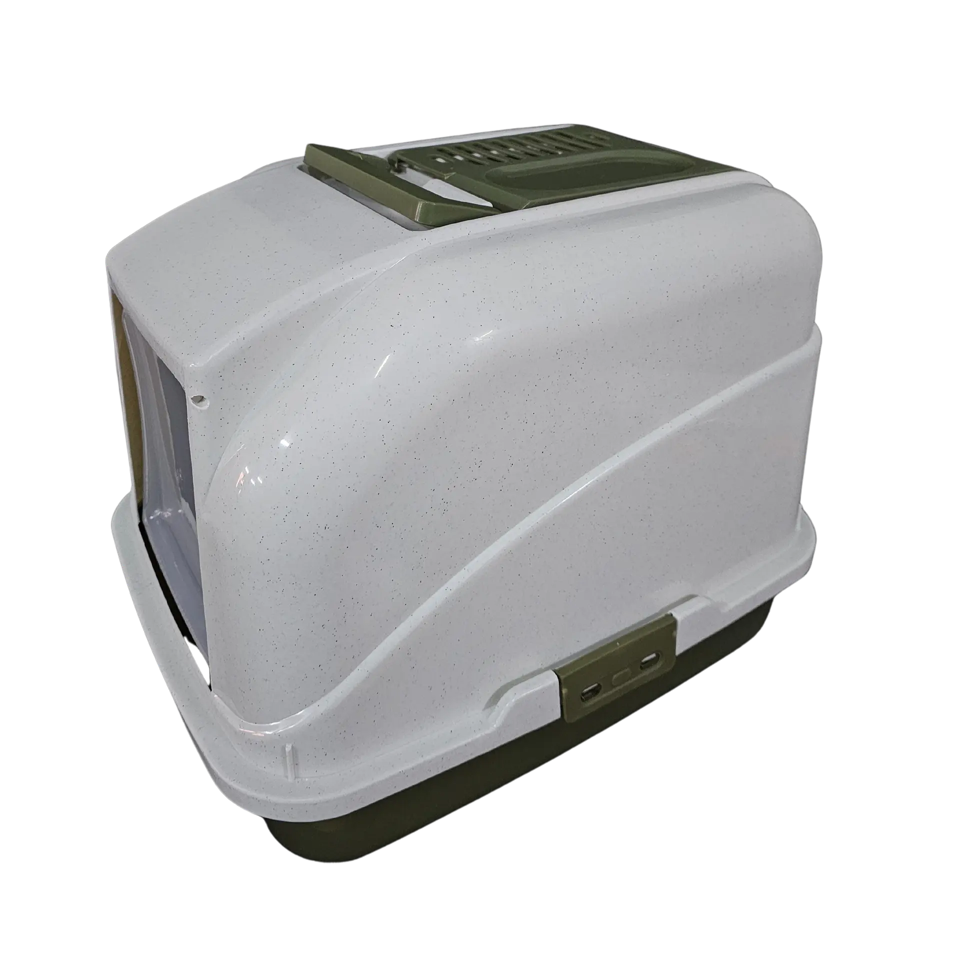 Baño Gato Arenero Cerrado con Carbón activo Catl01 8