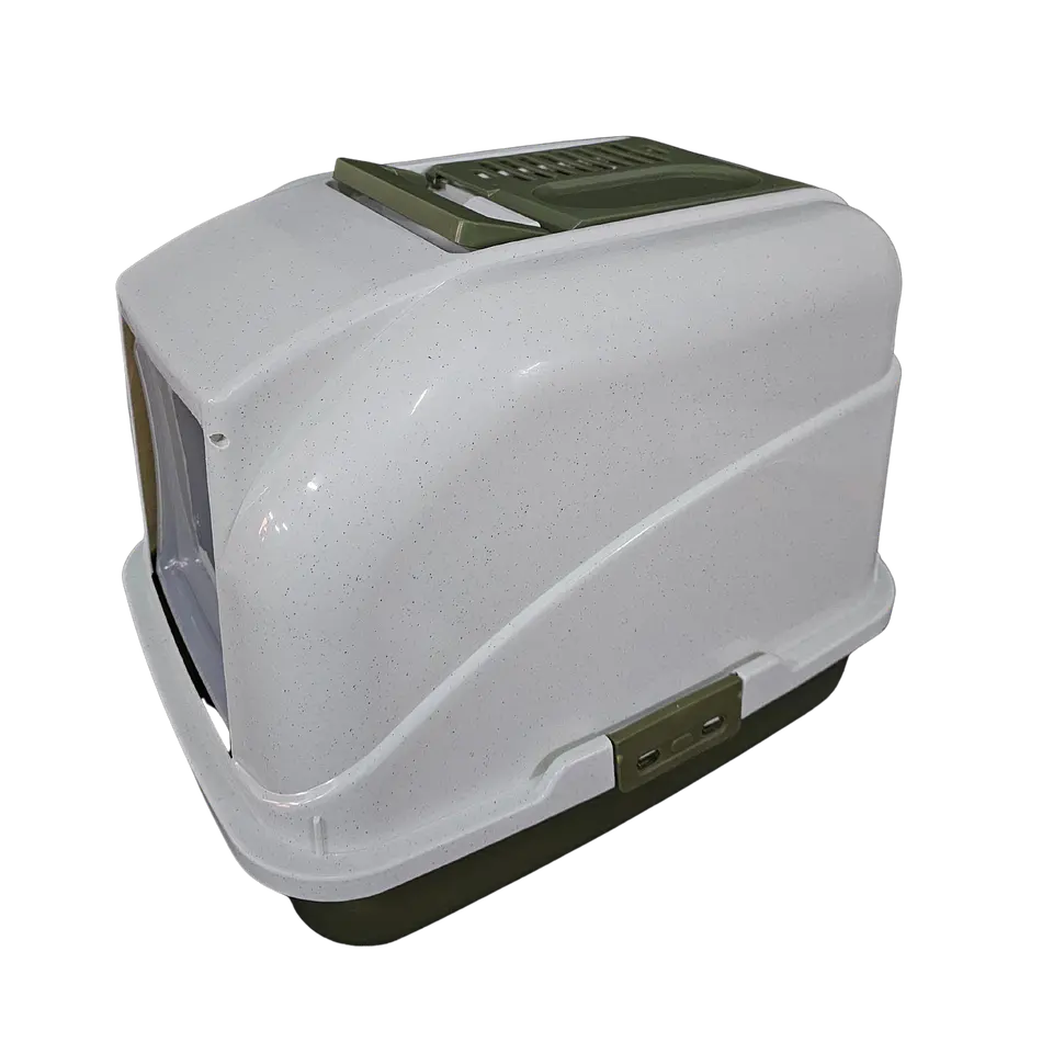 Baño Gato Arenero Cerrado con Carbón activo Catl01 8