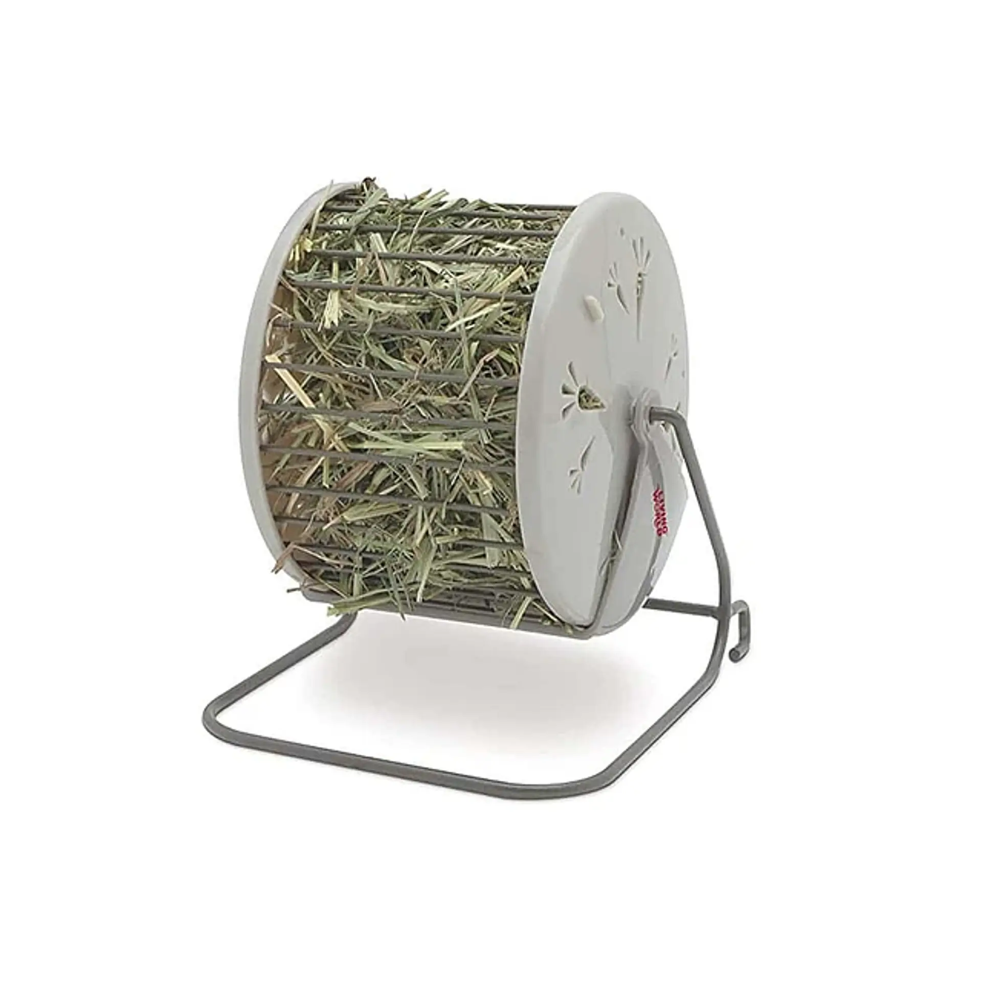Dispensador alfalfa heno giratorio 1