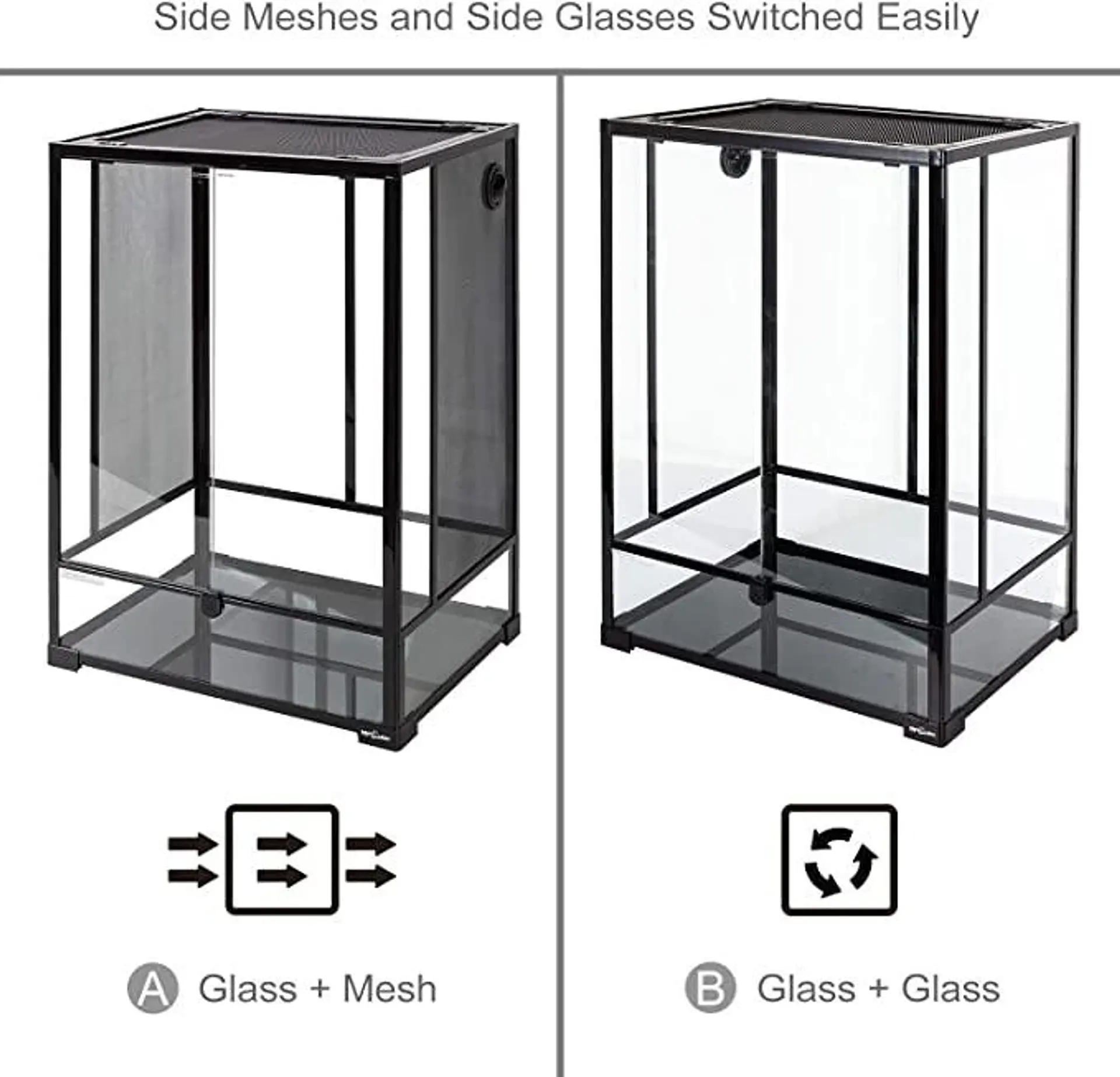 TERRARIO SERIE RK 60X45X90 CM REPTI ZOO 5