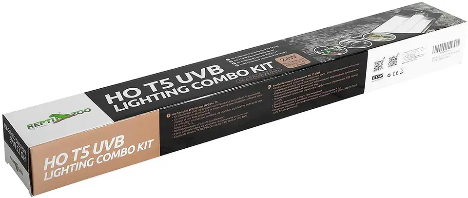 Kit de iluminación REPTI ZOO campana más tubo UVB Desértico 10.0 T5 24w 1