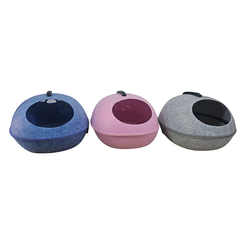 Casa de Fieltro para gatos con manilla