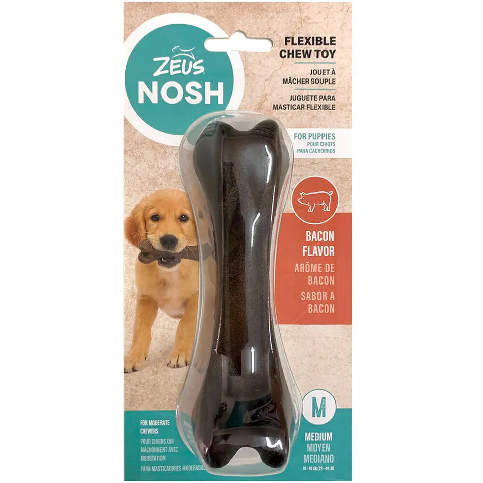 Nosh Hueso Flex Cachorro Sabor Tocino 1