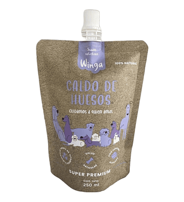 Winga Caldo De Huesos Para Perros 250 ML