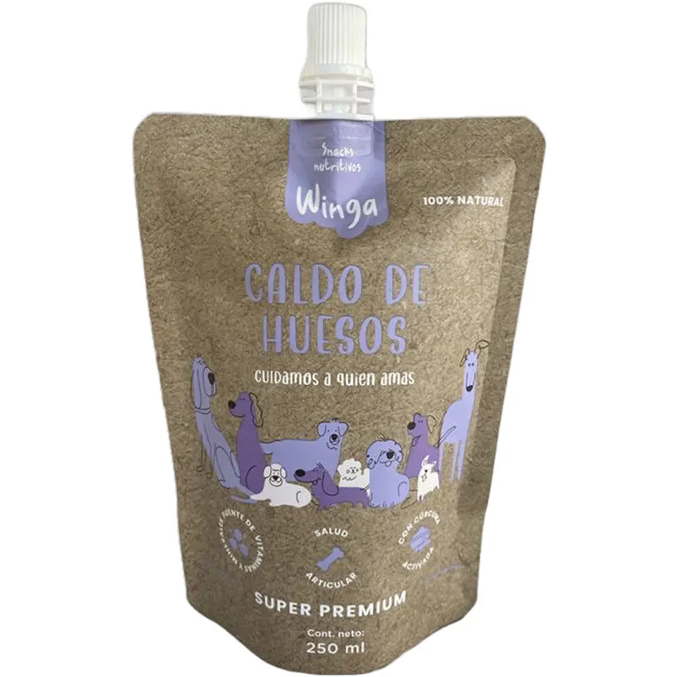 Winga Caldo De Huesos Para Perros 250 ML 1