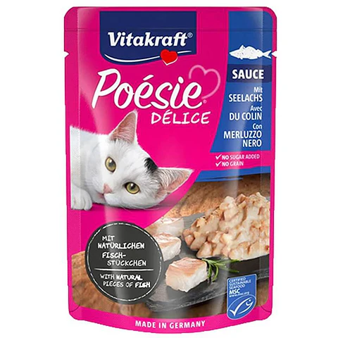 VITAKRAFT CAT SNACK POESI DELICE SABOR PESCADO 85GR