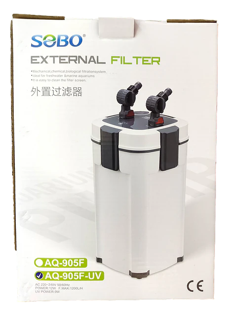 FILTRO EXTERNO 1500L/H Sobo 15w