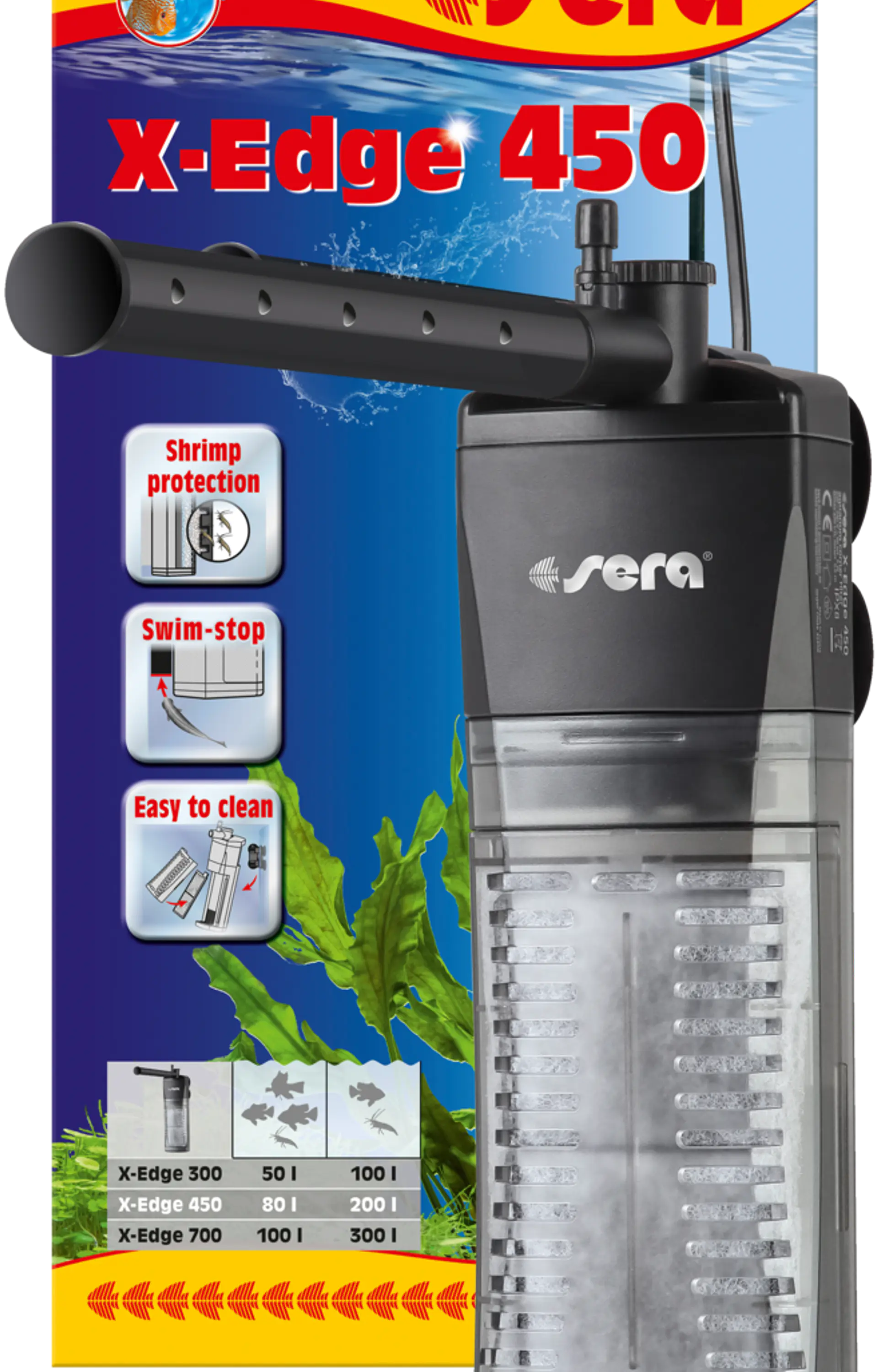 Sera X-Edge 450 filtro de esquina 2