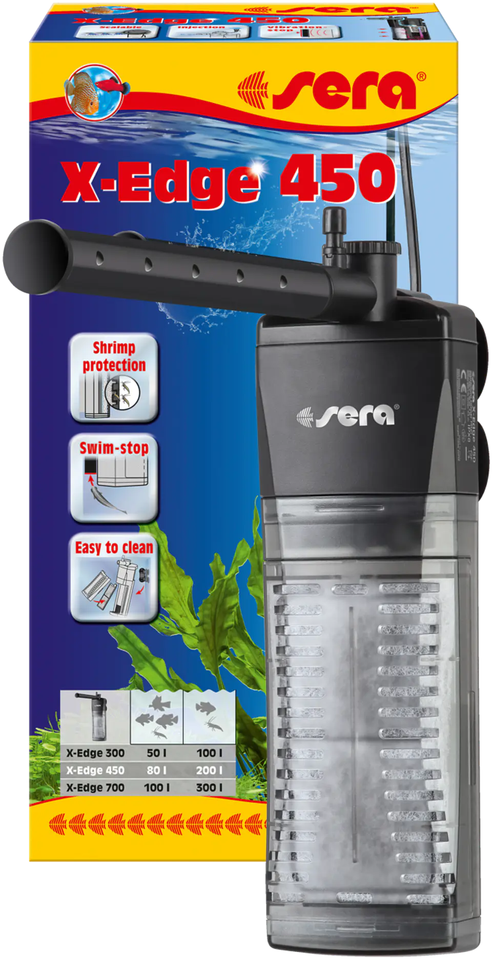 Sera X-Edge 450 filtro de esquina 2